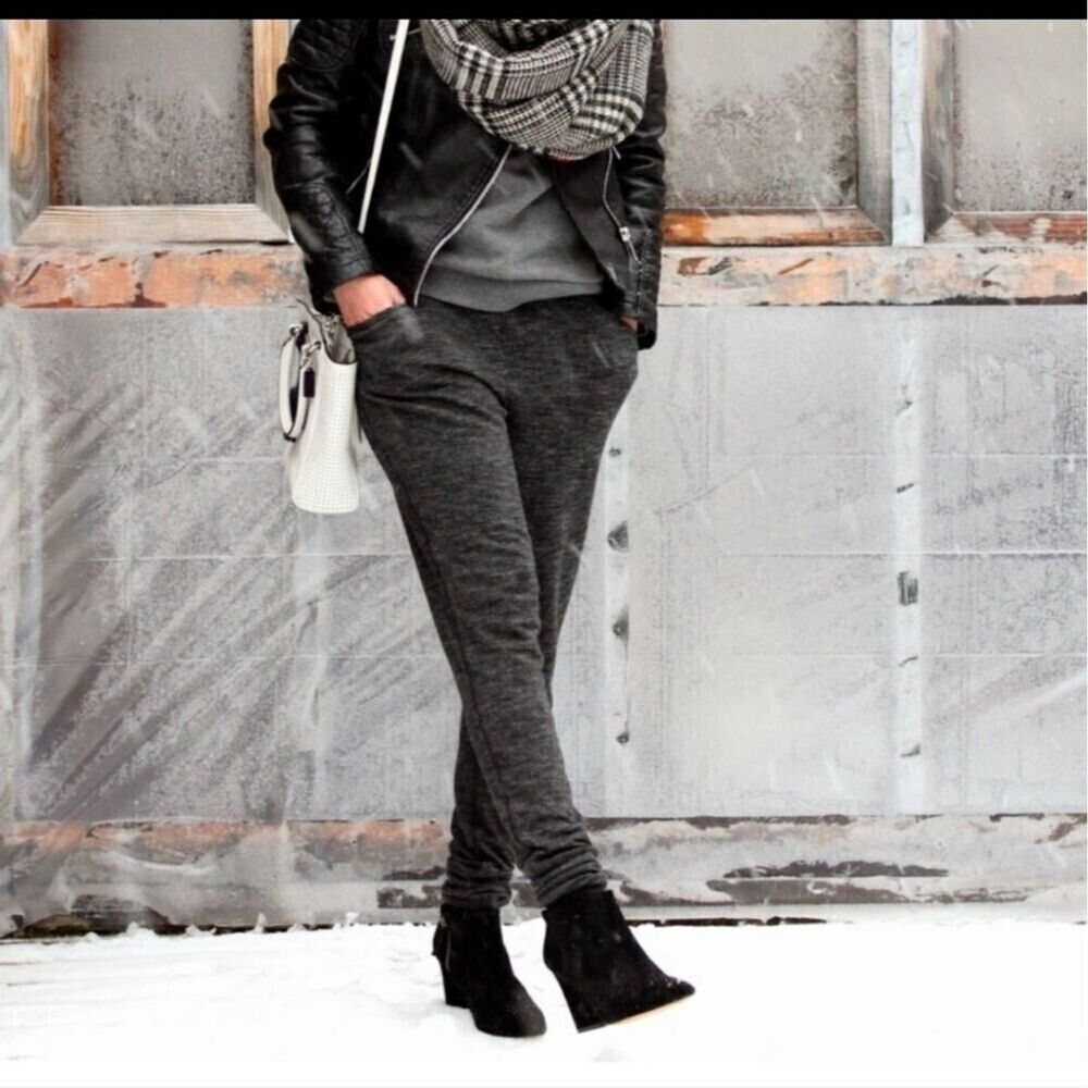 Isabel Marant pour H&M Joggers Wool Viscose Dark Gray 2
